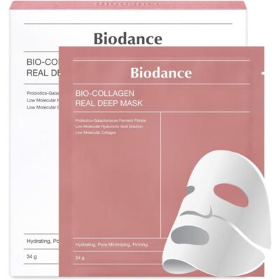 ماسک جوانساز و آبرسان بیو کلاژن بیودنس BIODANCE Bio-Collagen Real Deep Mask